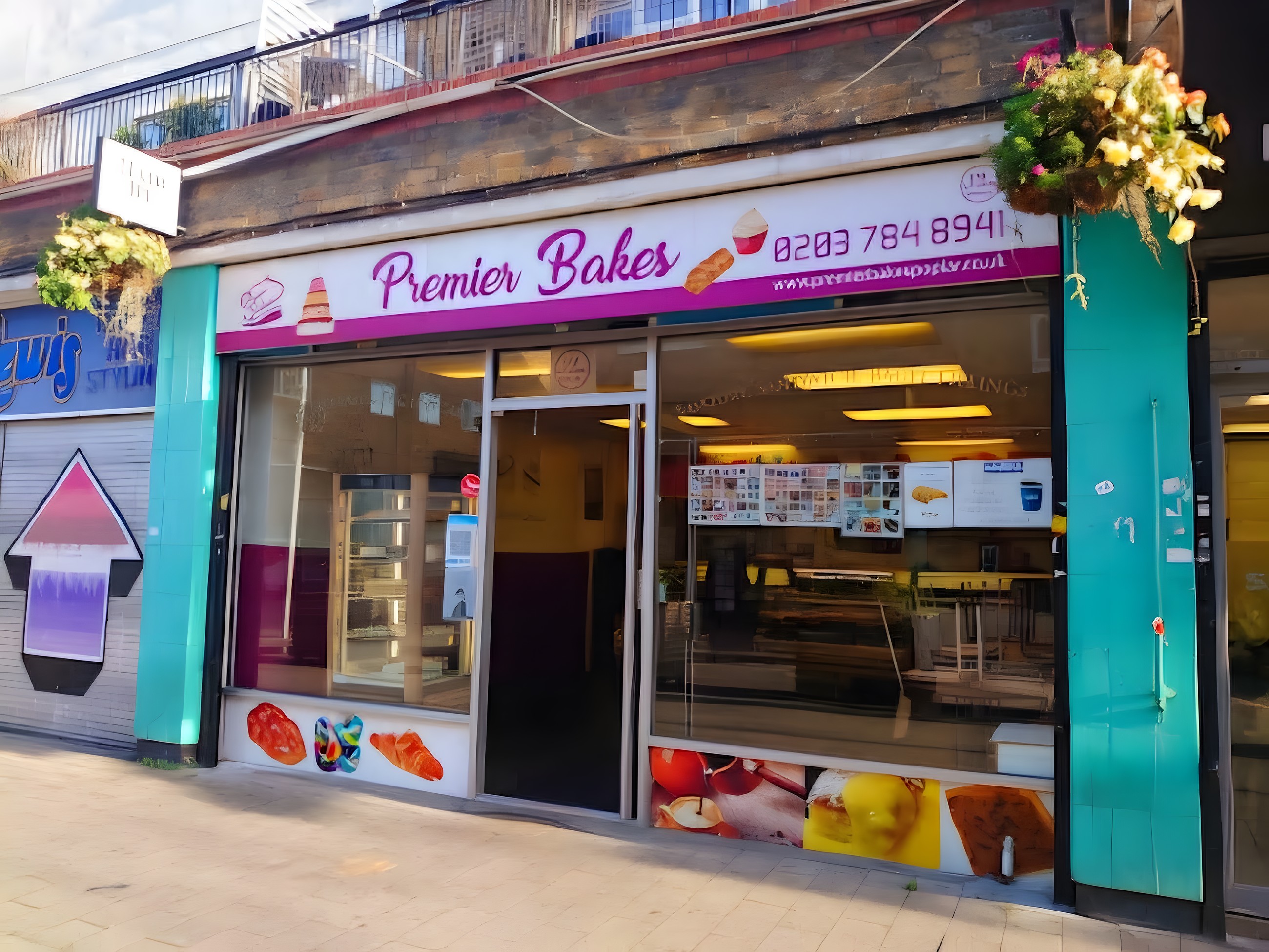 The Premier Bakes shopfront at Chrisp Street Market